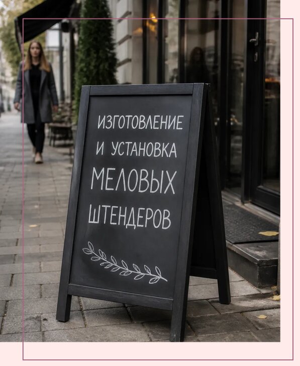 Меловые штендеры в Уфе по цене от 6679 р. | Аванза-Уфа